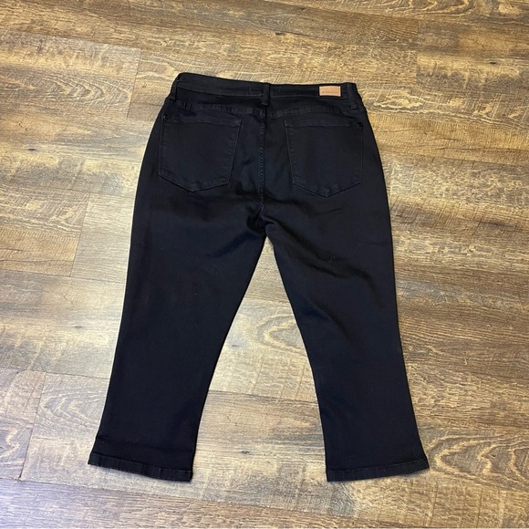 Judy Blue Jeans Capri Fit Womens Size 13/31 Skinny Capris Stretch Mid-Rise Black - Picture 6 of 9